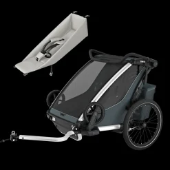 Fashion Thule Chariot Cross 2 double infant bundle