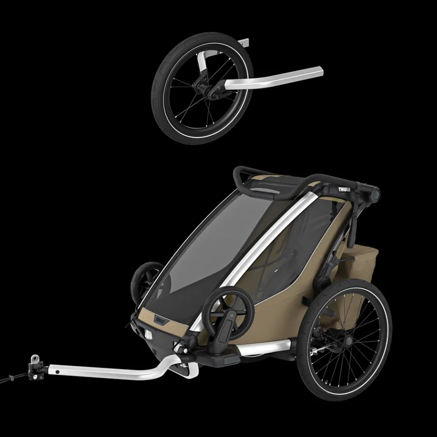 Outlet Thule Chariot Cross 2 single jogging Bundle