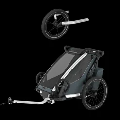 Hot Thule Chariot Cross 2 single jogging Bundle