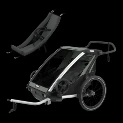 Online Thule Chariot Lite double infant bundle