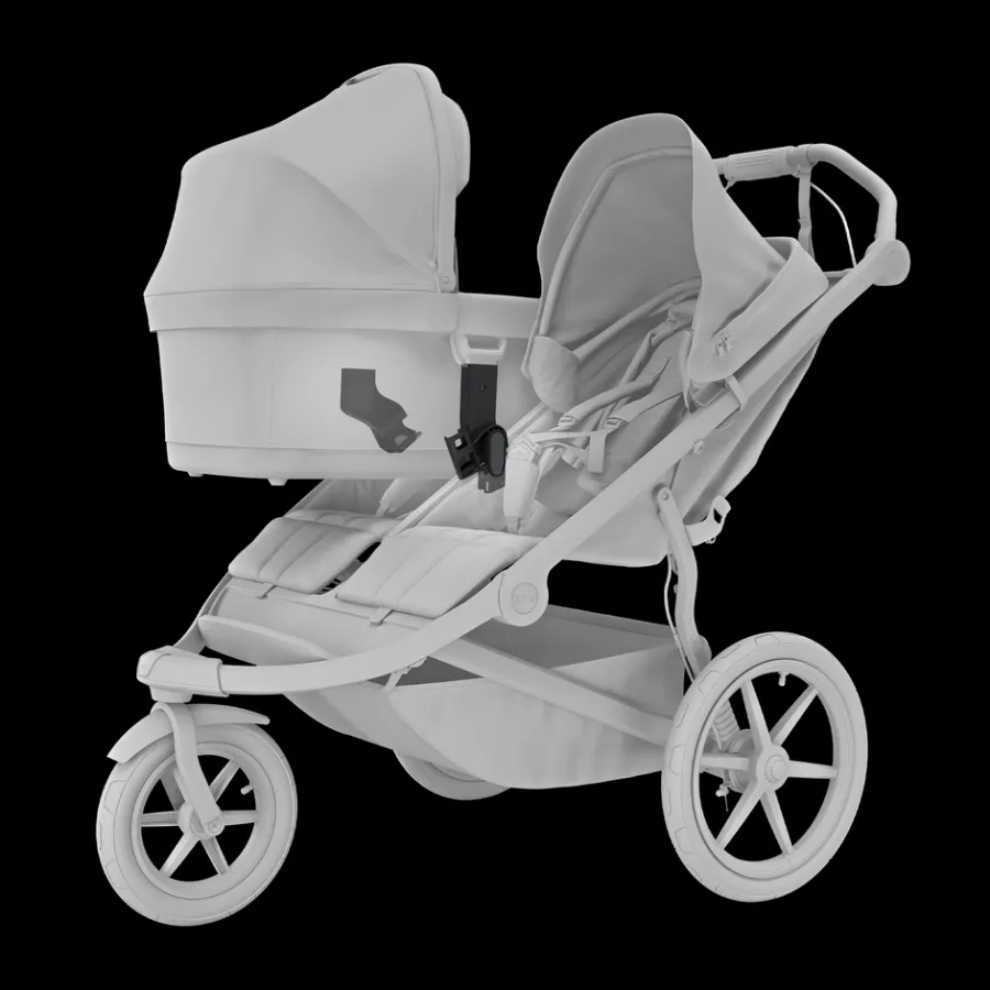 Clearance Thule Urban Glide 3 double stroller bassinet adapter