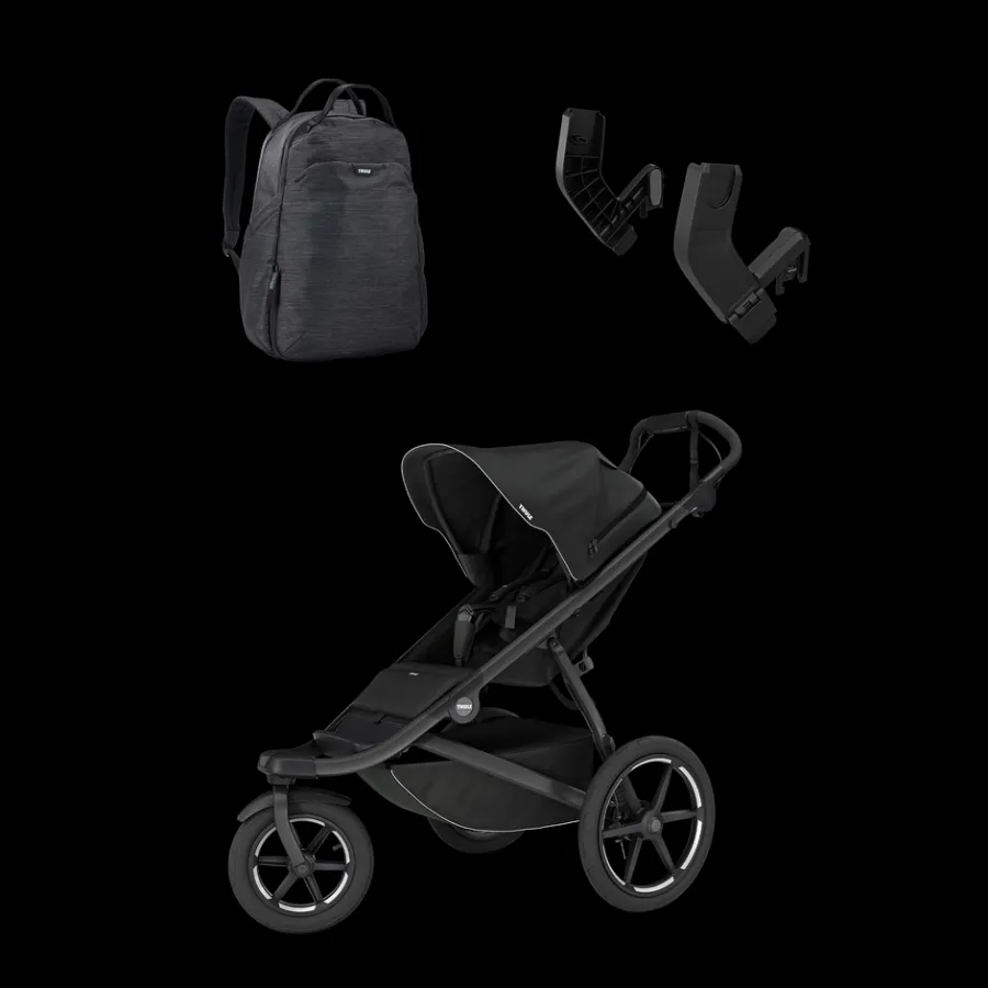 Fashion Thule Urban Glide 3 single car travel baby bundle
